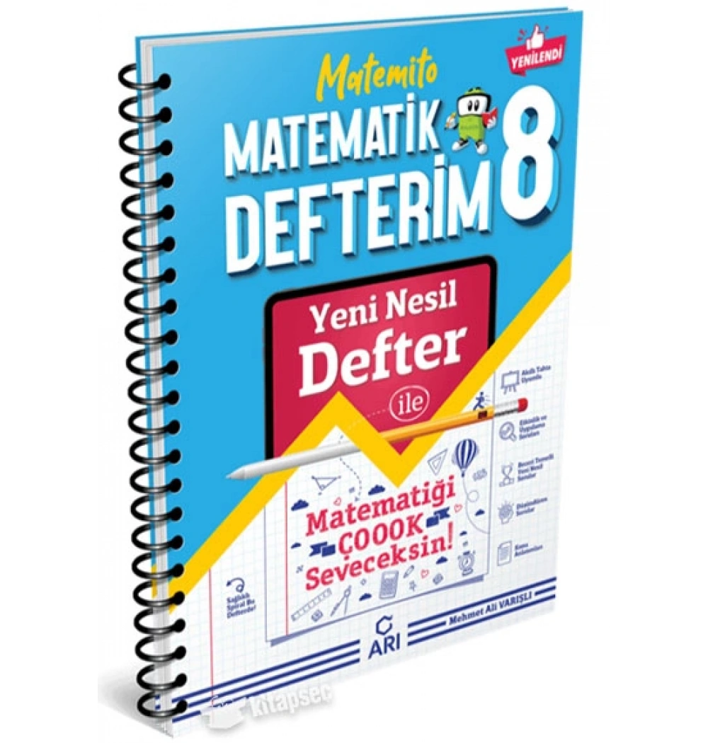 Arı 8.Sınıf Matematik Defterim Matemito