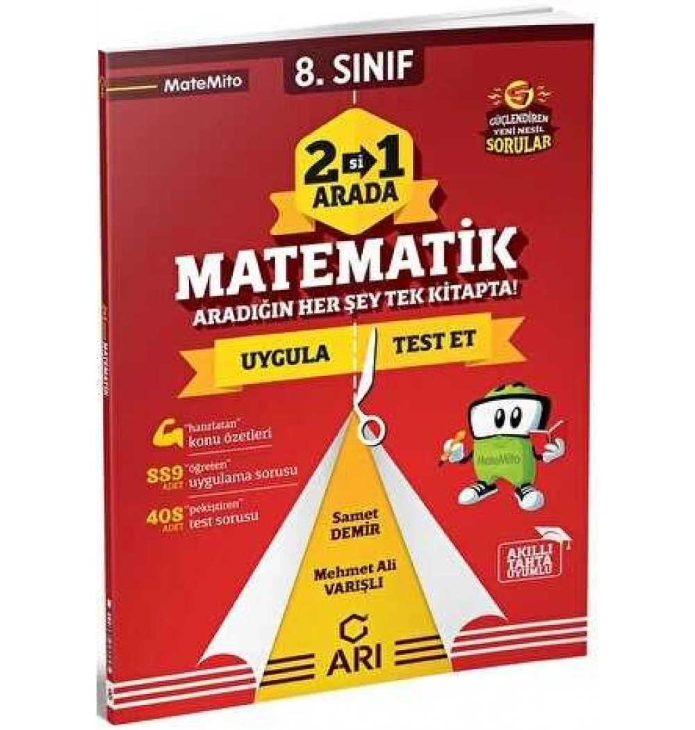 Arı 8.Sınıf 2 Si Birarada Matematik Uygula Test Et