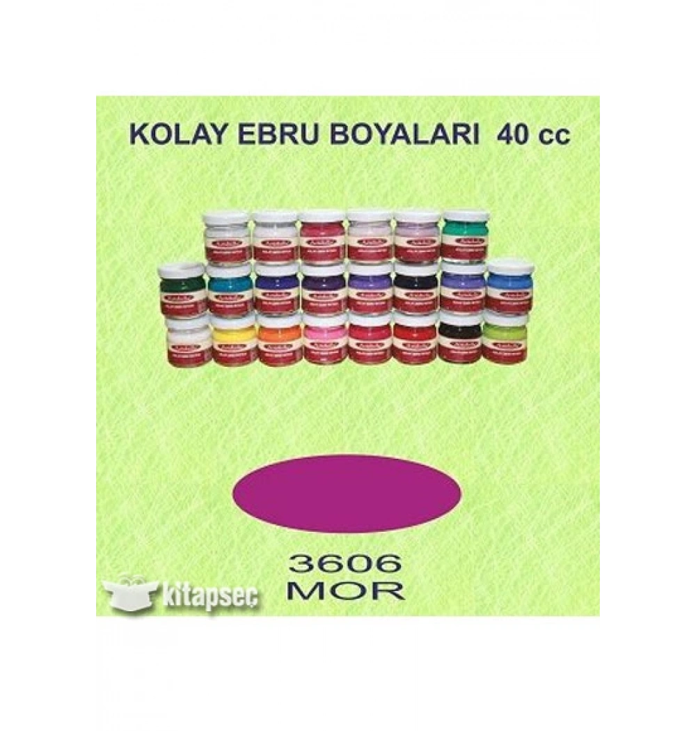 Artebella Kolay Ebru Boyasi Mor 3606 40 Cc