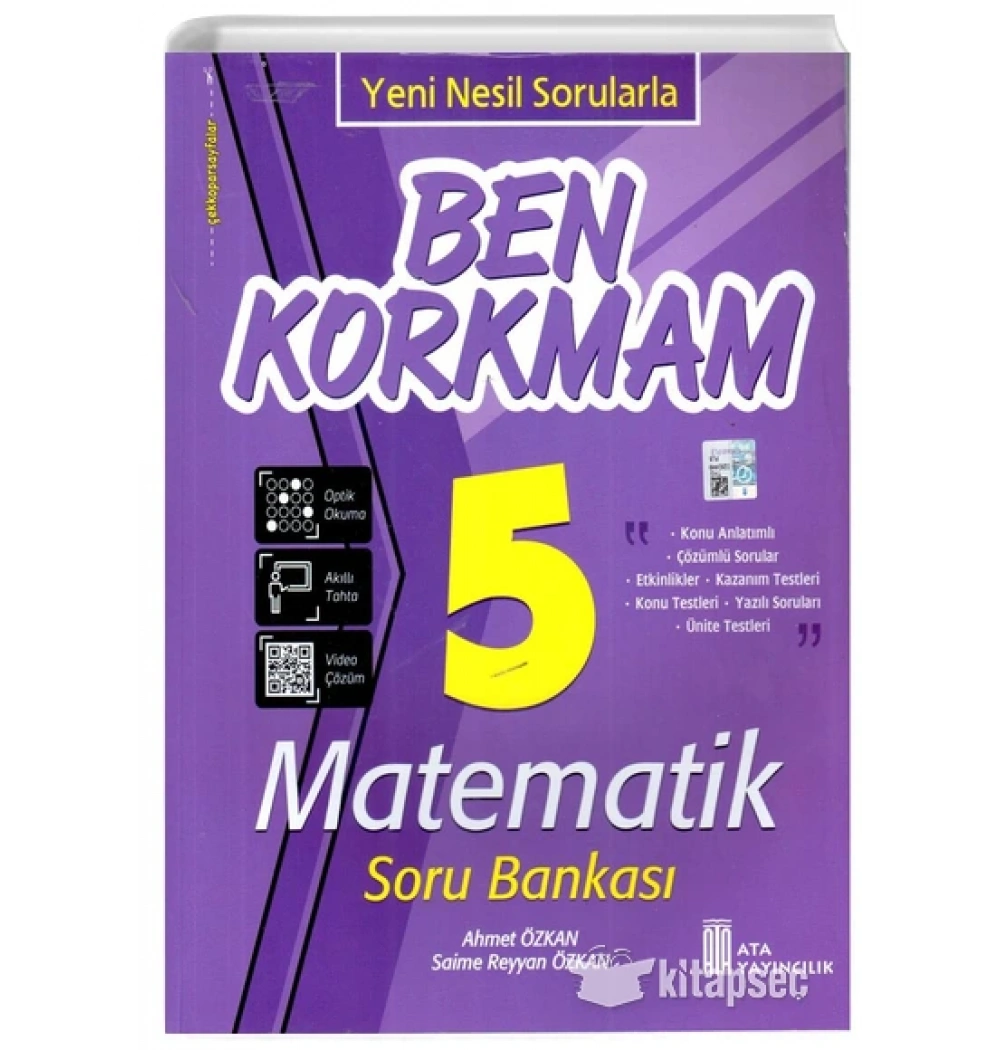 Ata Ben Korkmam 5.Sınıf Matematik Soru Bankası