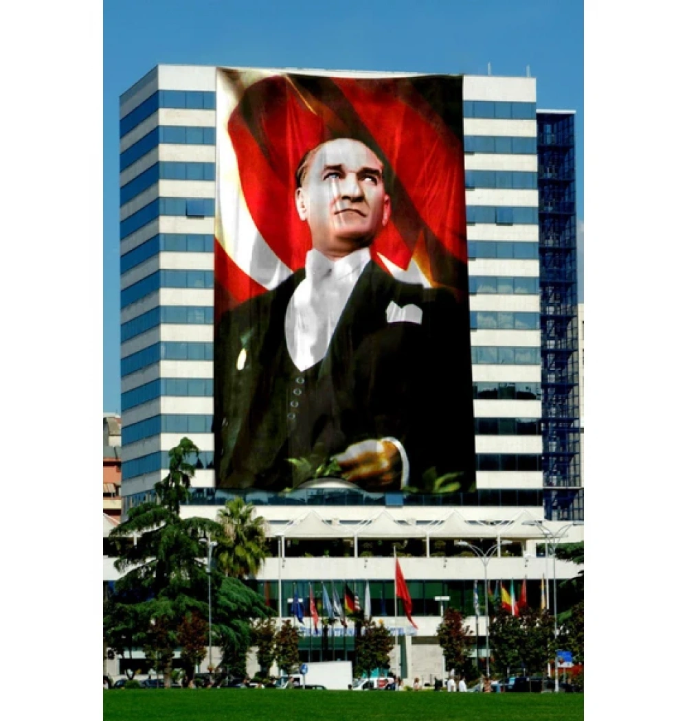 Atatürk Poster Bayrak 600X900 Raşel *