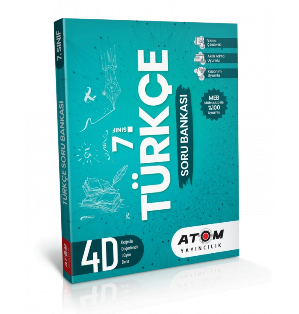 Atom 7.Sınıf Türkçe Soru Bankası