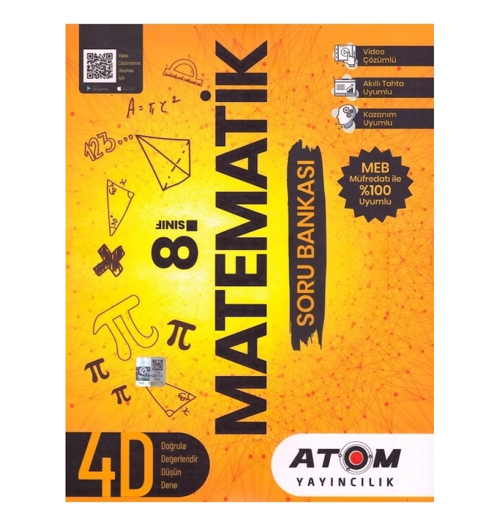 Atom 8.Sınıf Matematik Soru Bankası