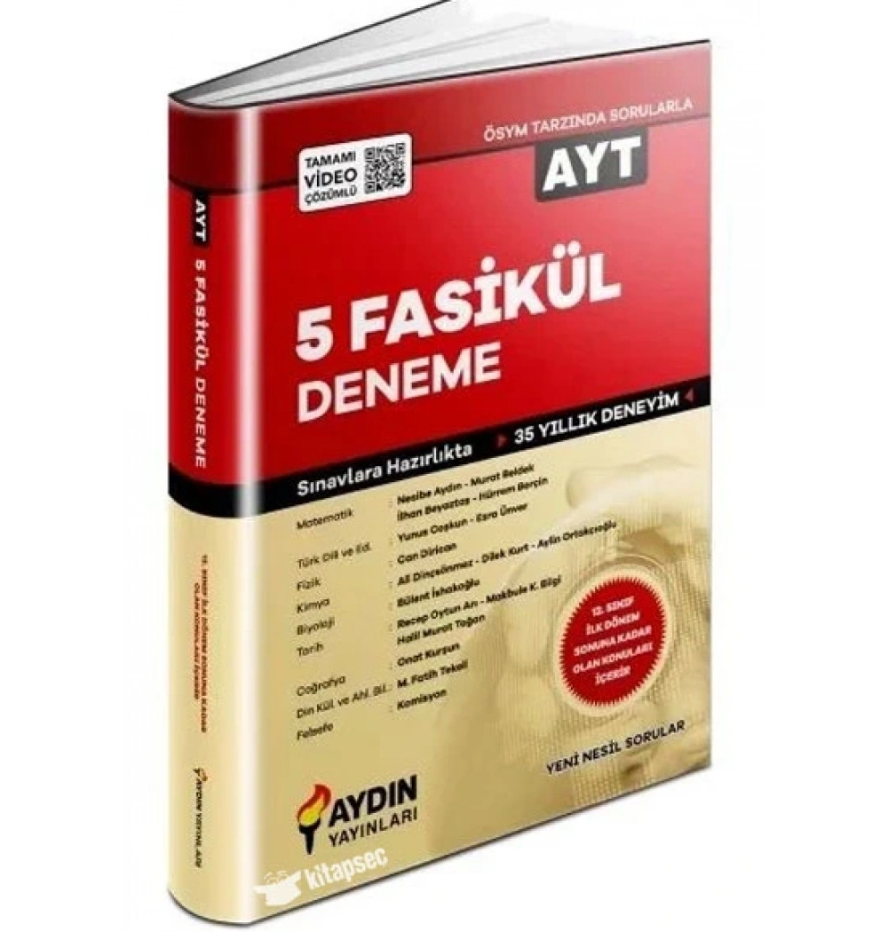 Aydın Ayt 5 Fasikül Deneme