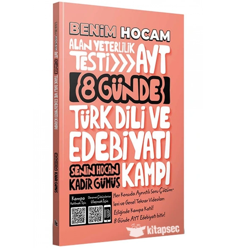 Ayt 8 Günde Türk Dili Edebiyatı Kampı Benim Hocam