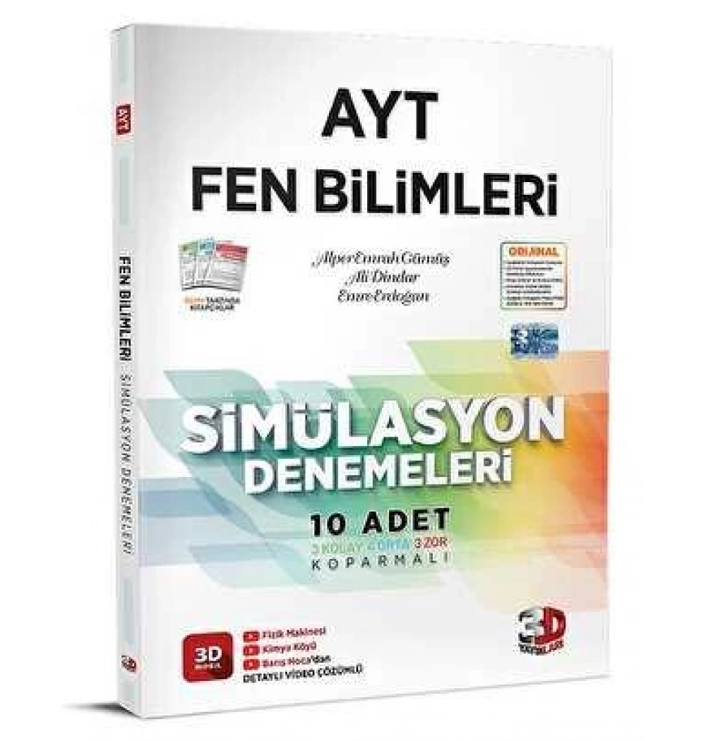 Ayt Fen Bilimleri 10 Simülasyon Denemeleri