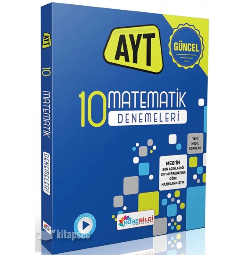 Ayt Matematik 10 Deneme Köşebilgi