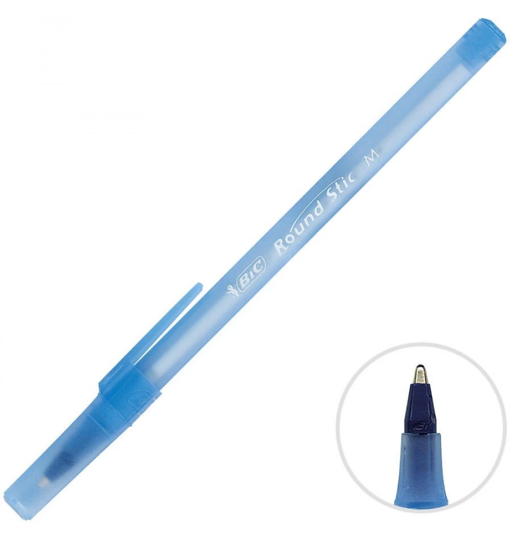 Bic Round Stic M Tükenmez Kalem Mavi Kod:921403