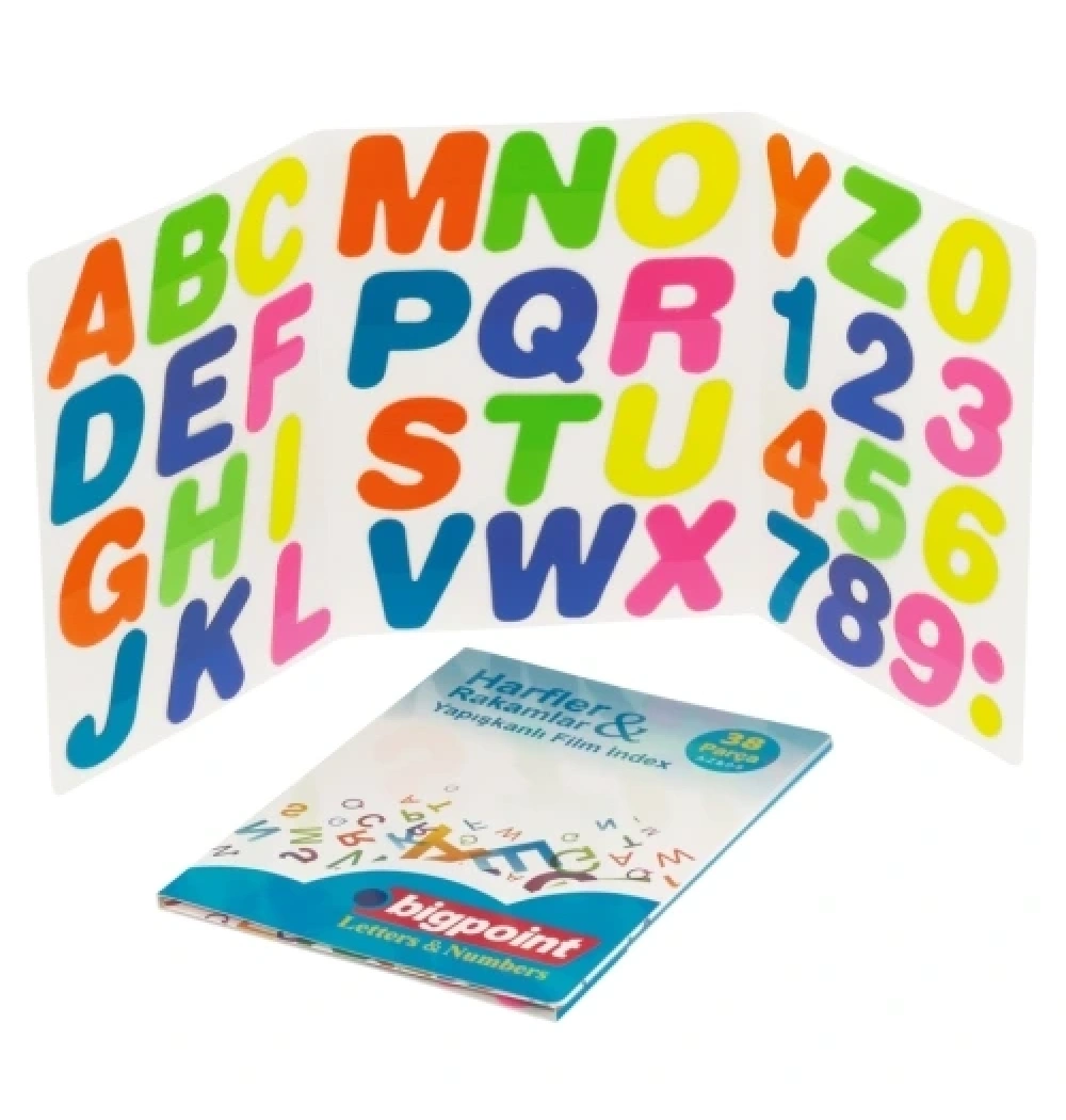 BİGPOİNT HARFLER VE RAKALMLAR FİLM -829