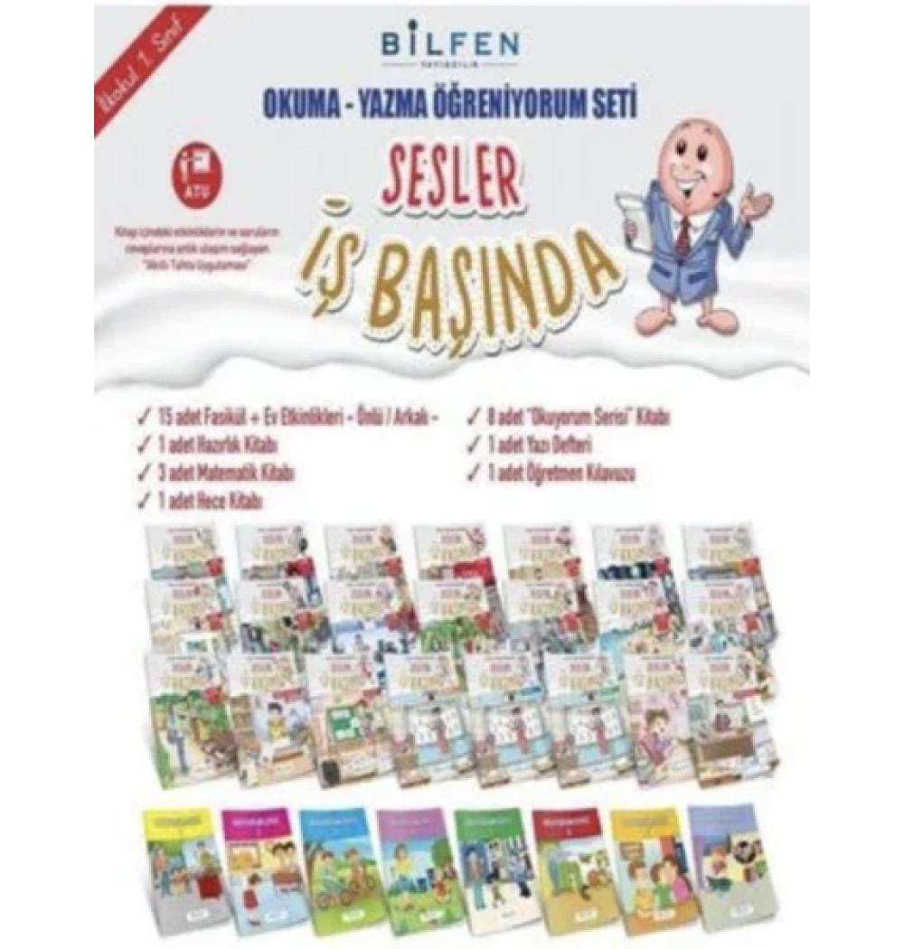 BİLFEN 1.SINIF SESLER İŞBAŞINDA OKUMA YAZMA SETİ