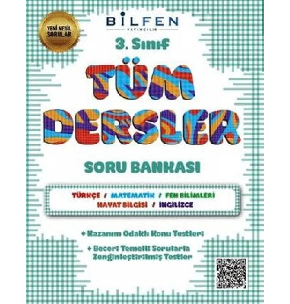 Bilfen 3.Sınıf Tüm Dersler Soru Bankası Yeni Nesil Sorular