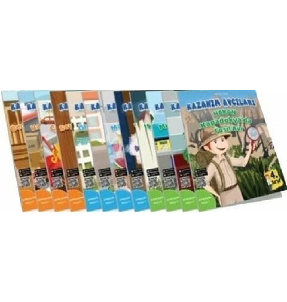 BİLFEN 4.SINIF KAZANIM AVCILARI HİKAYE SETİ 12 KİTAP