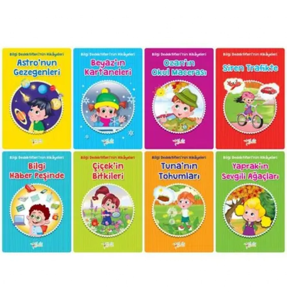 Bilgi Dedektifleri Hikaye Kitapları 8 Li Dev Boy Çantalı
