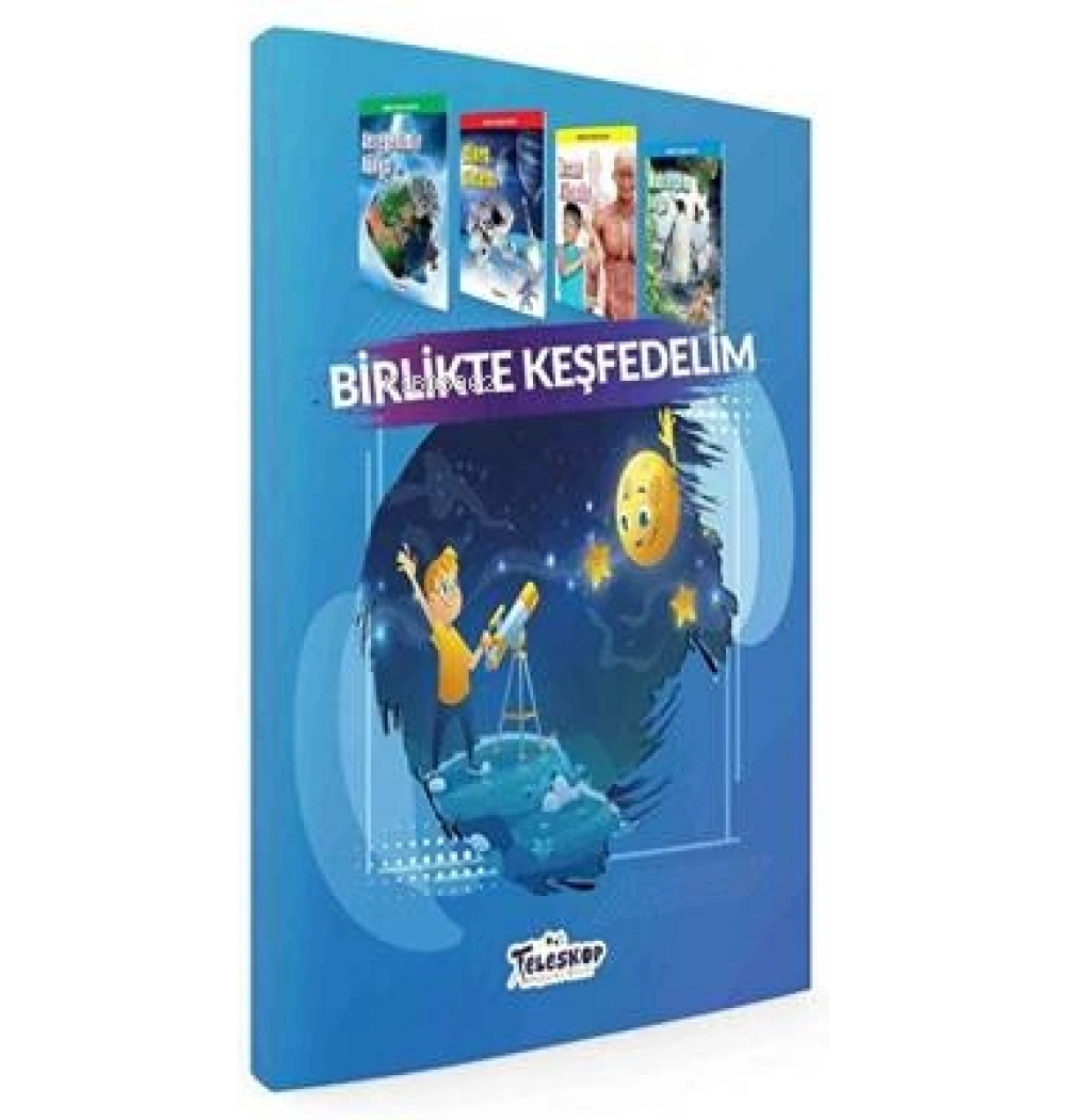 Birlikte Keşfedelim 4 Kitap Set Teleskop