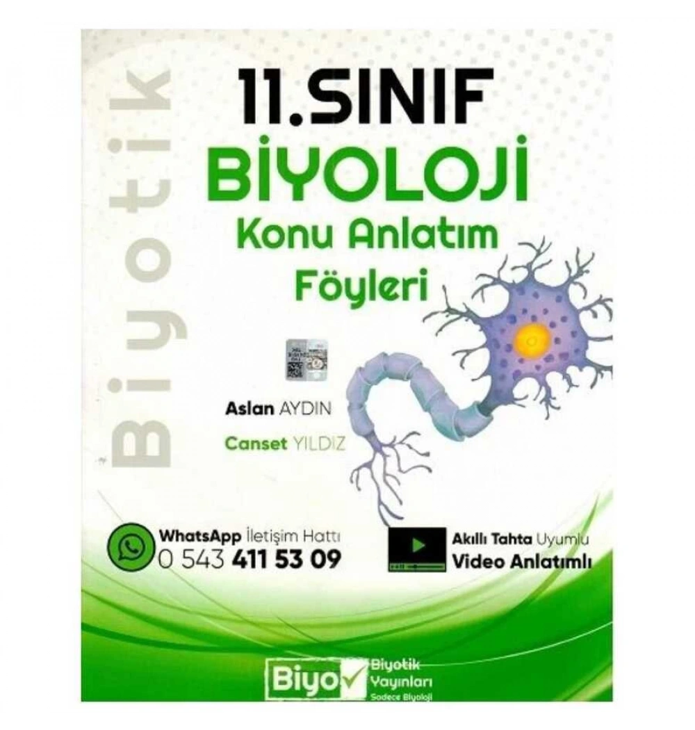 Biyotik 11.Sınıf Biyoloji Konu Anlatım Föyleri