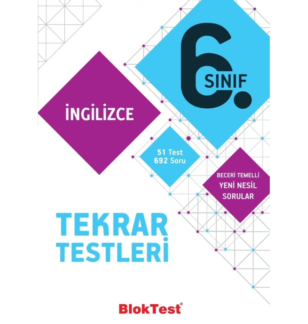 Bloktest 6.Sınıf İngilizce Tekrar Testleri