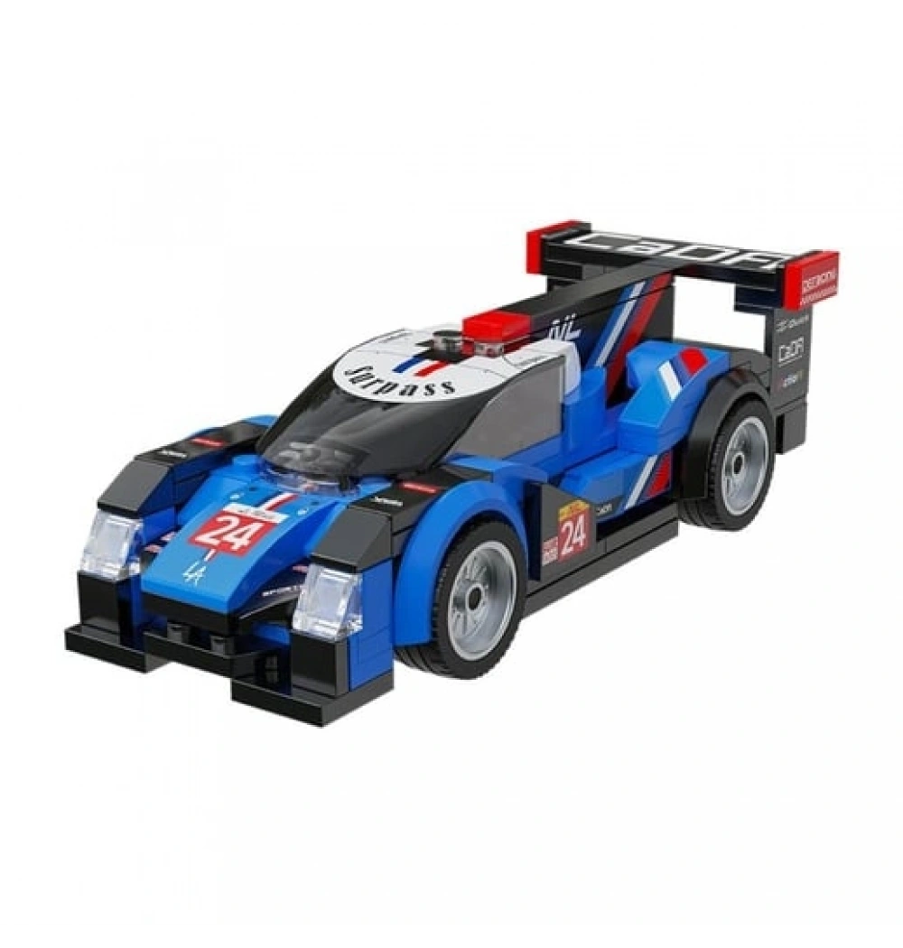 Cada Süpersonik Yıldız Spor Araba 4,5cm x 14,5cm 164 Parça Blok Oyuncak