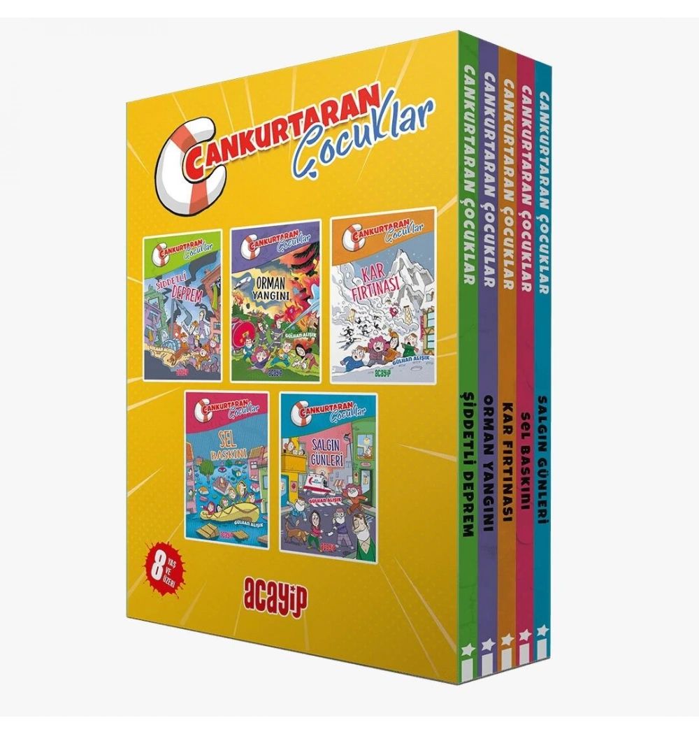 CANKURTARAN ÇOCUKLAR 5 KİTAP SET ACAYİP YAYIN