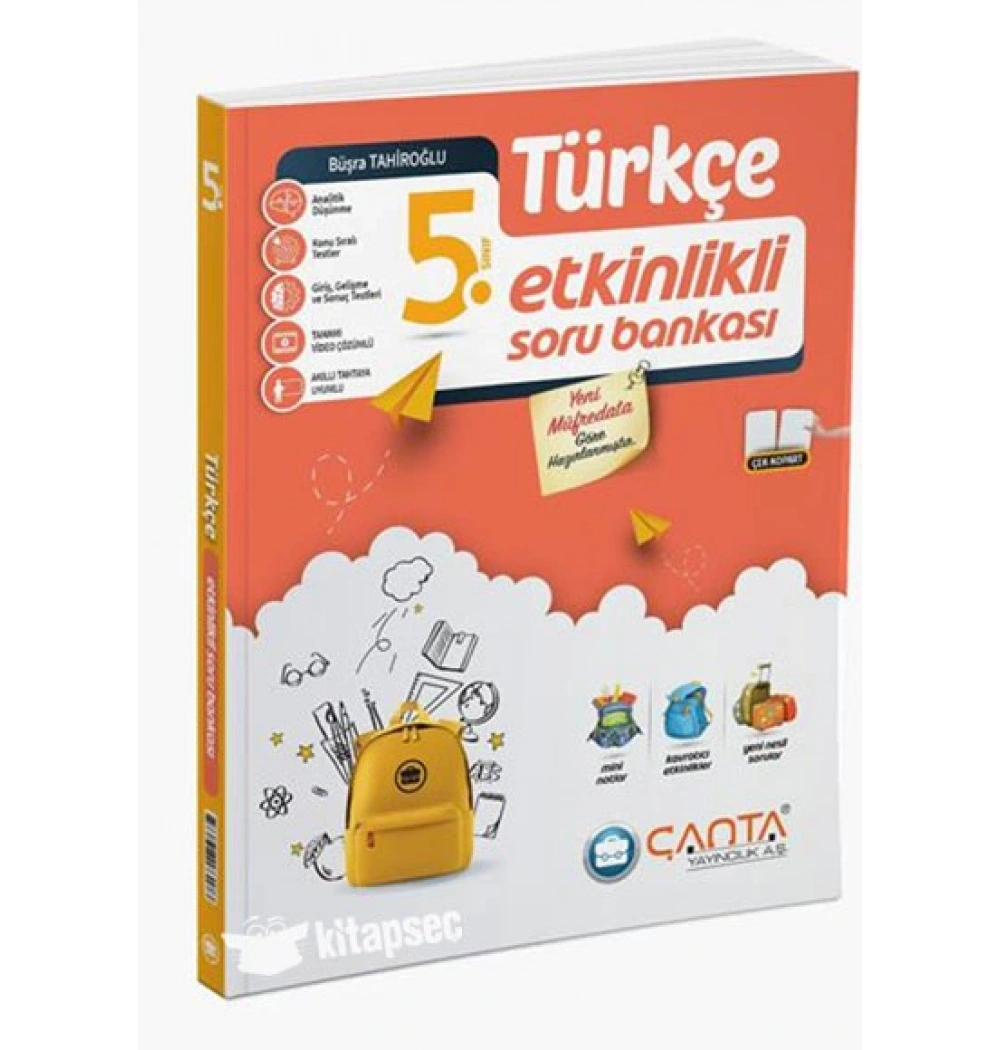 Çanta 5.Sınıf Türkçe Etkinlikli Soru Bankası