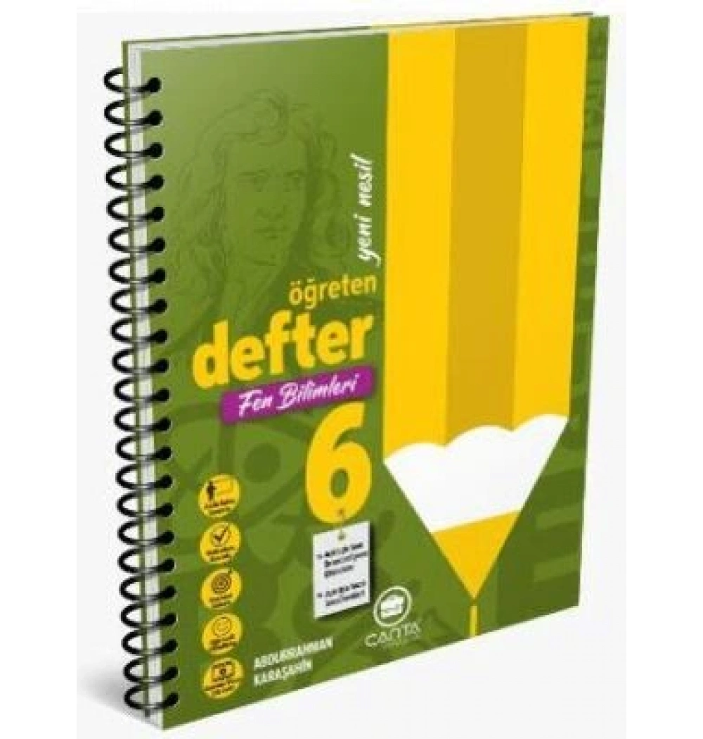 Çanta 6. Sınıf Fen Bilimleri Öğreten Defter