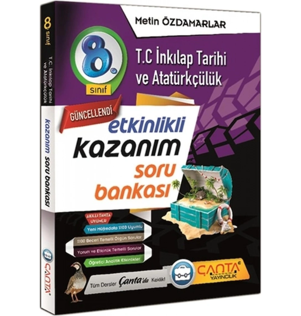 Çanta 8.Sınıf İnkilap Tarihi Etkinlikli Kazanım Soru Bankası