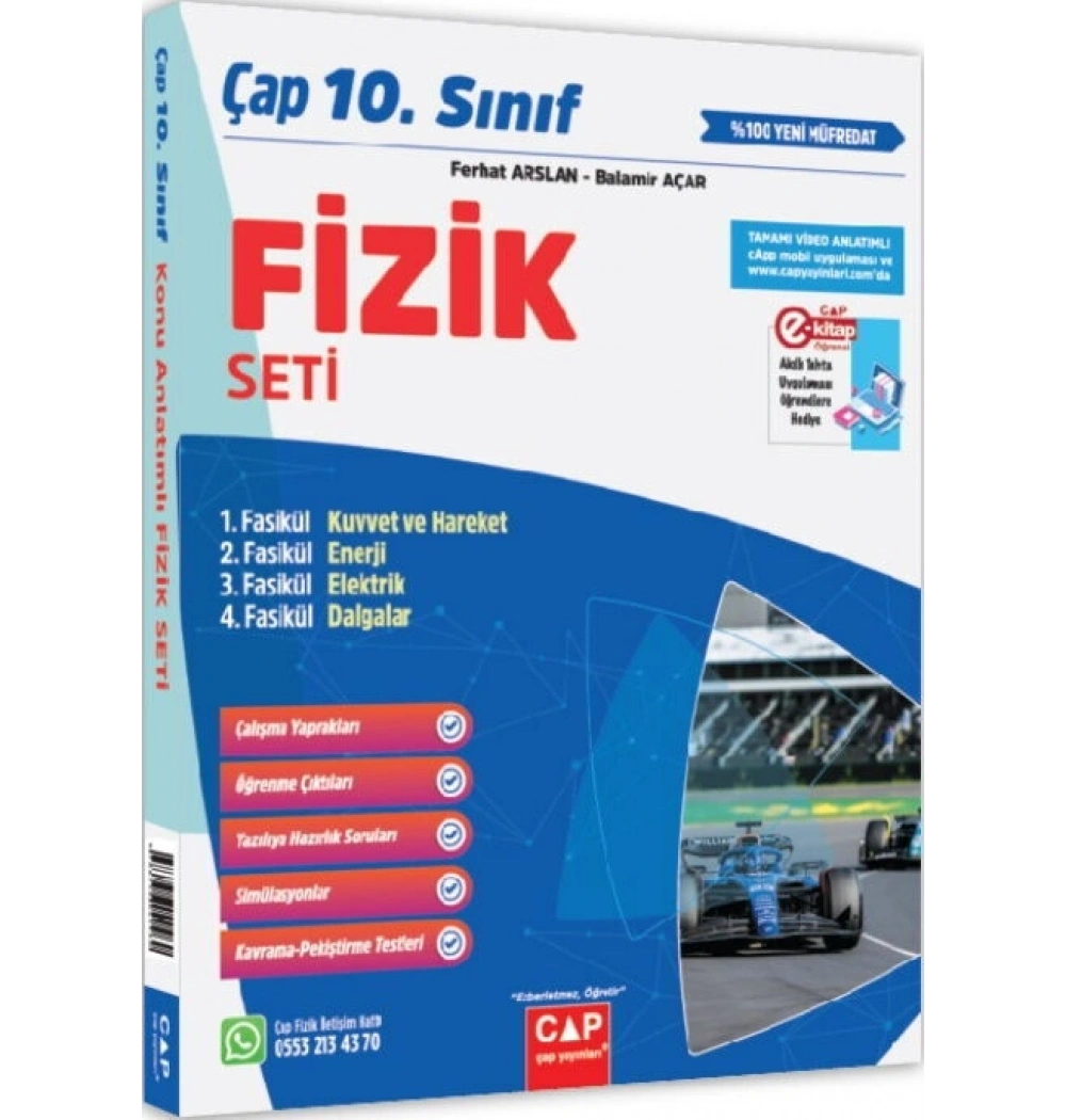 ÇAP 10.SINIF FİZİK SETİ 4 KİTAP
