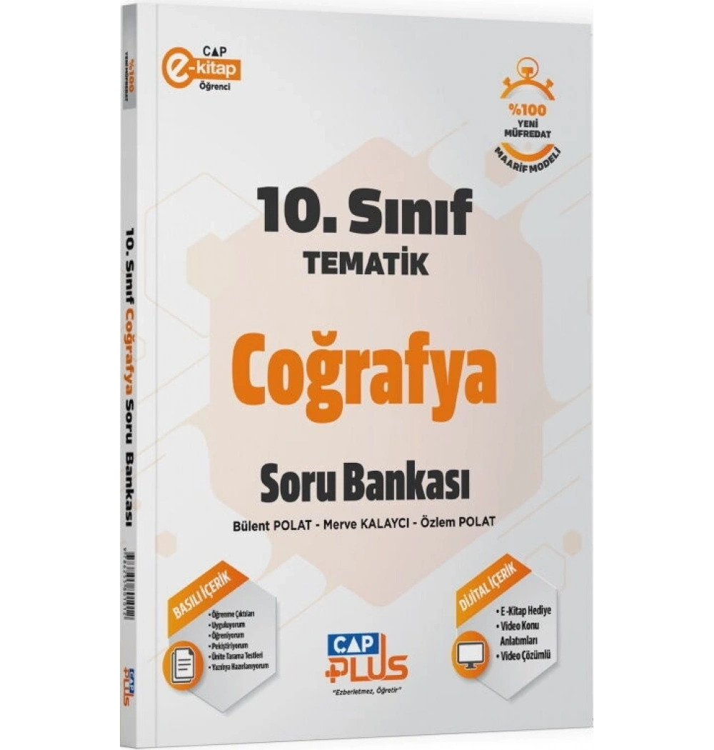 Çap 10. Sınıf Tematik Coğrafya Soru Bankası Çap Plus