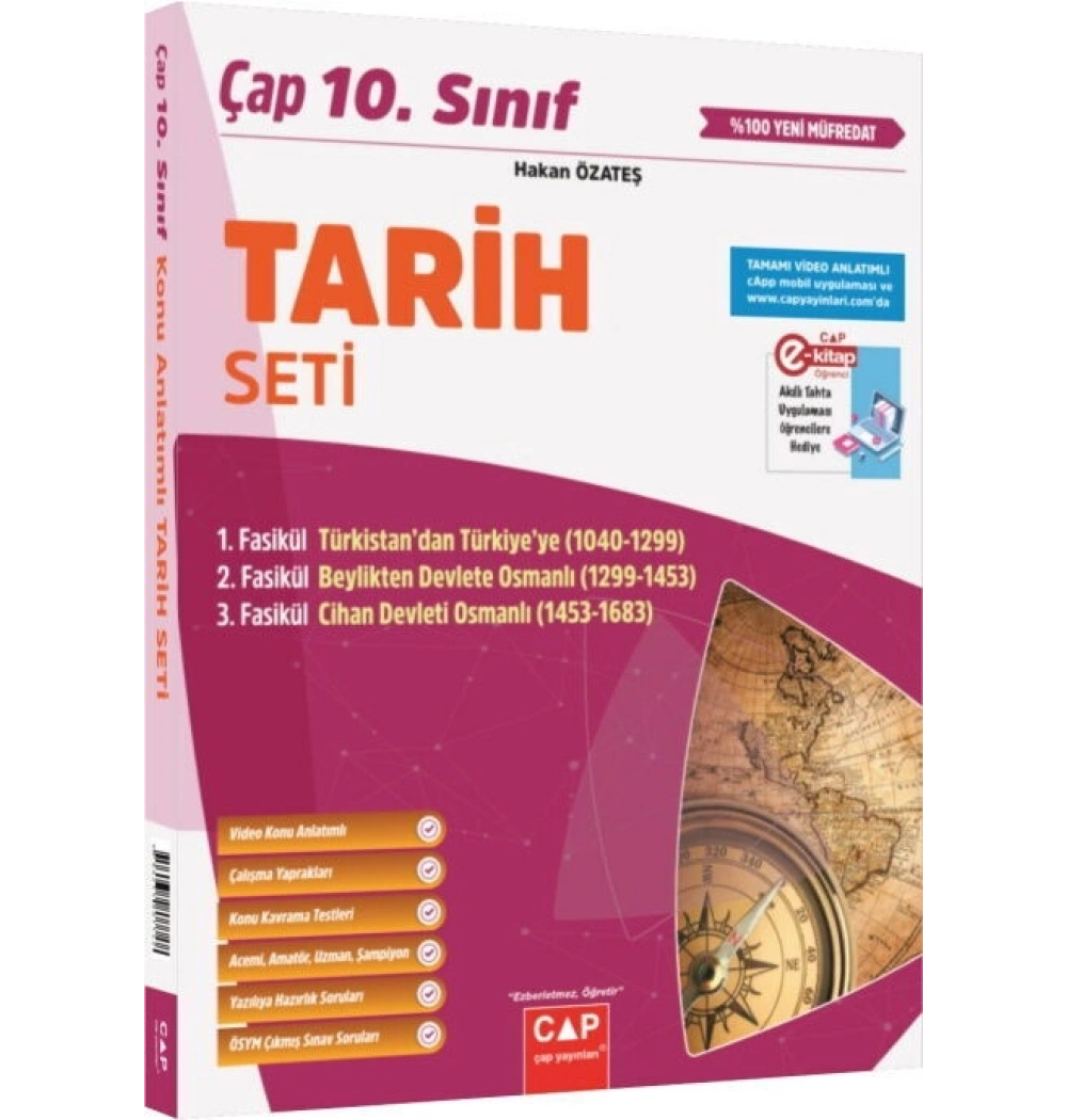 Çap 10. Sınıf Tarih Seti 3 Kitap