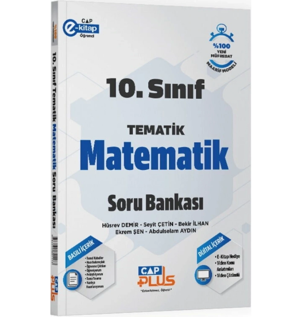 Çap 10. Sınıf Tematik Matematik Soru Bankası Çap Plus