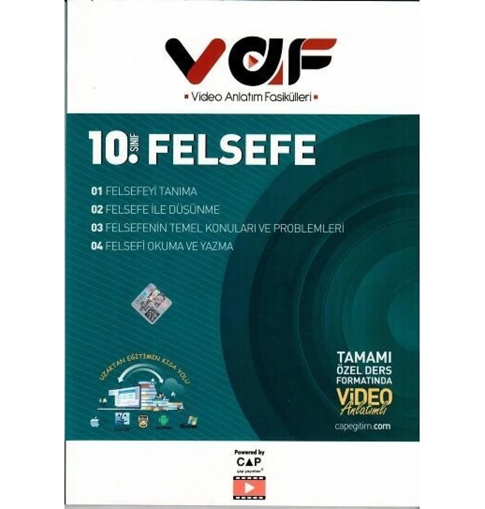 Çap 10.Sınıf Felsefe Video Anlatım Fasikülleri