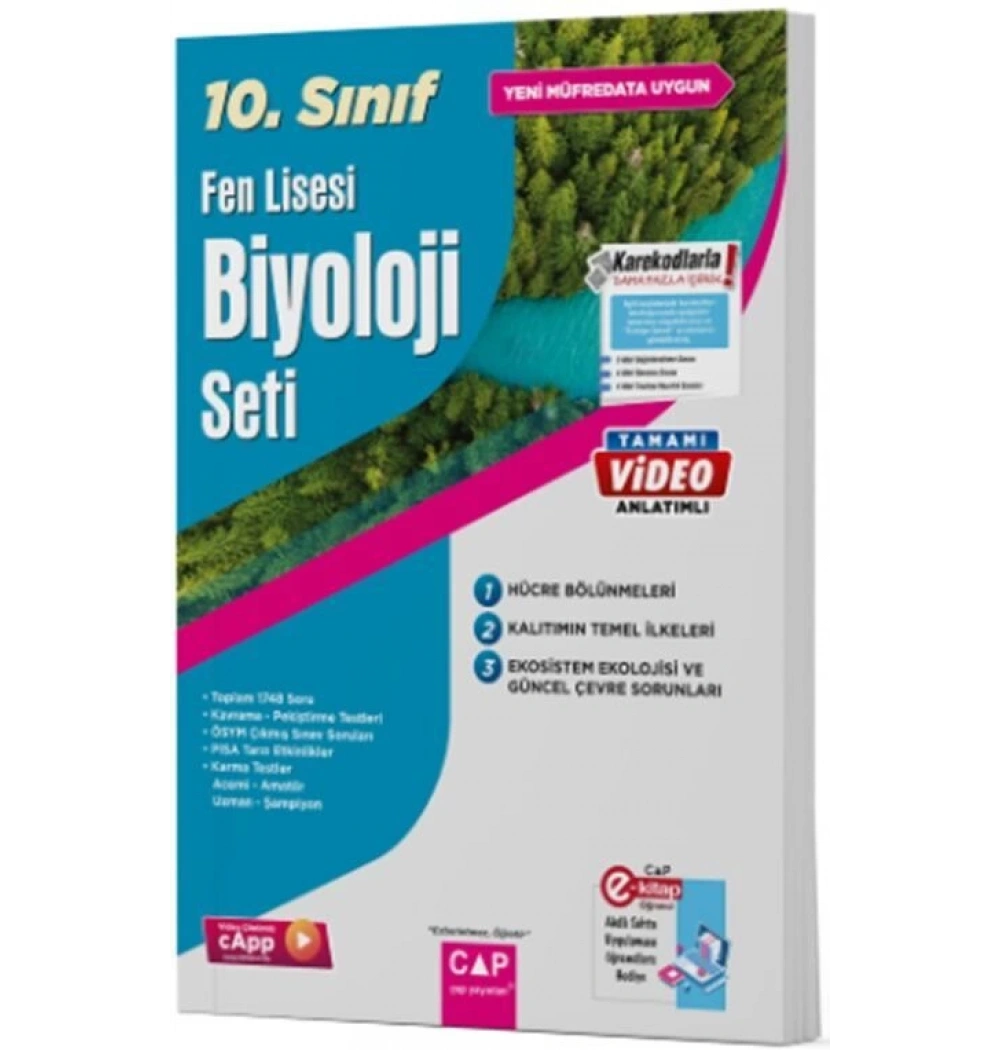 Çap 10.Sınıf Fen Lisesi Biyoloji Seti