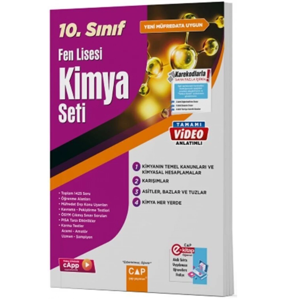 Çap 10.Sınıf Fen Lisesi Kimya Seti