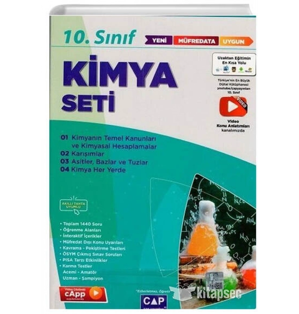 Çap 10.Sınıf Kimya Seti Anadolu