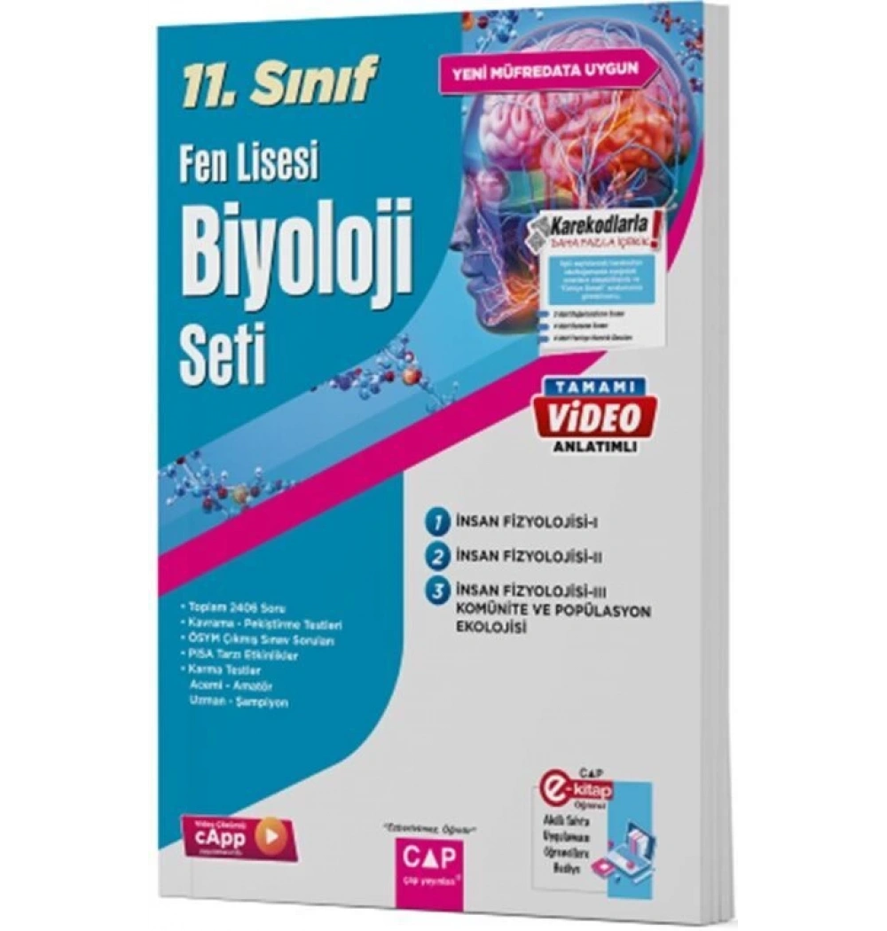 Çap 11.Sınıf Fen Lisesi Biyoloji Seti