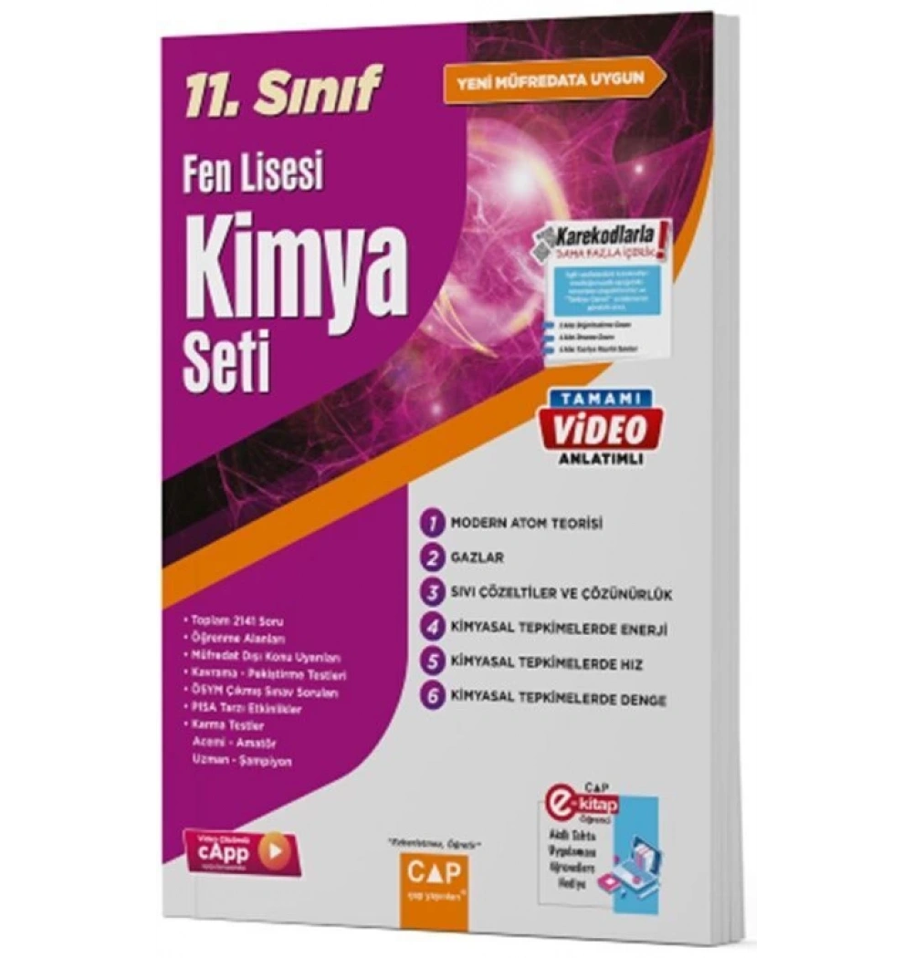 Çap 11.Sınıf Fen Lisesi Kimya Seti