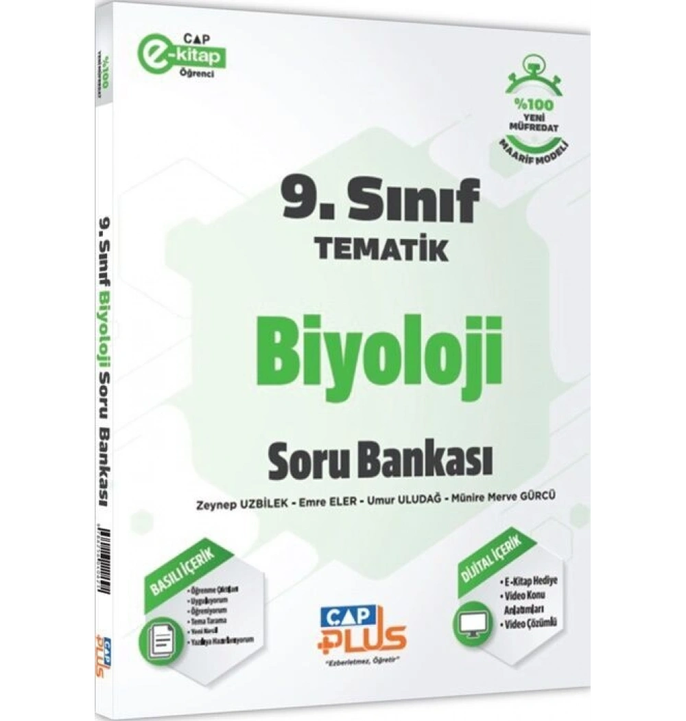 Çap 9. Sınıf Tematik Biyoloji Soru Bankası Çap Plus