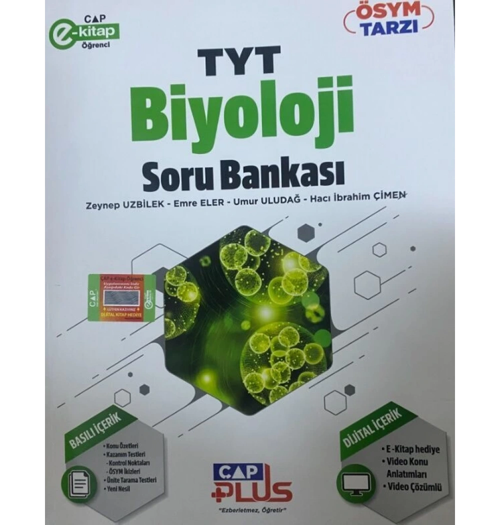 Çap Tyt Biyoloji Soru Bankası Plus