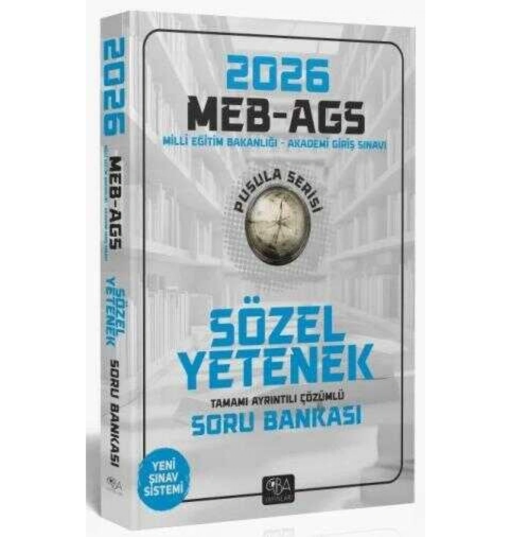Cba 2026 Meb Ags Sözel Yetenek Çözümlü Soru Bankası Cba Yayın