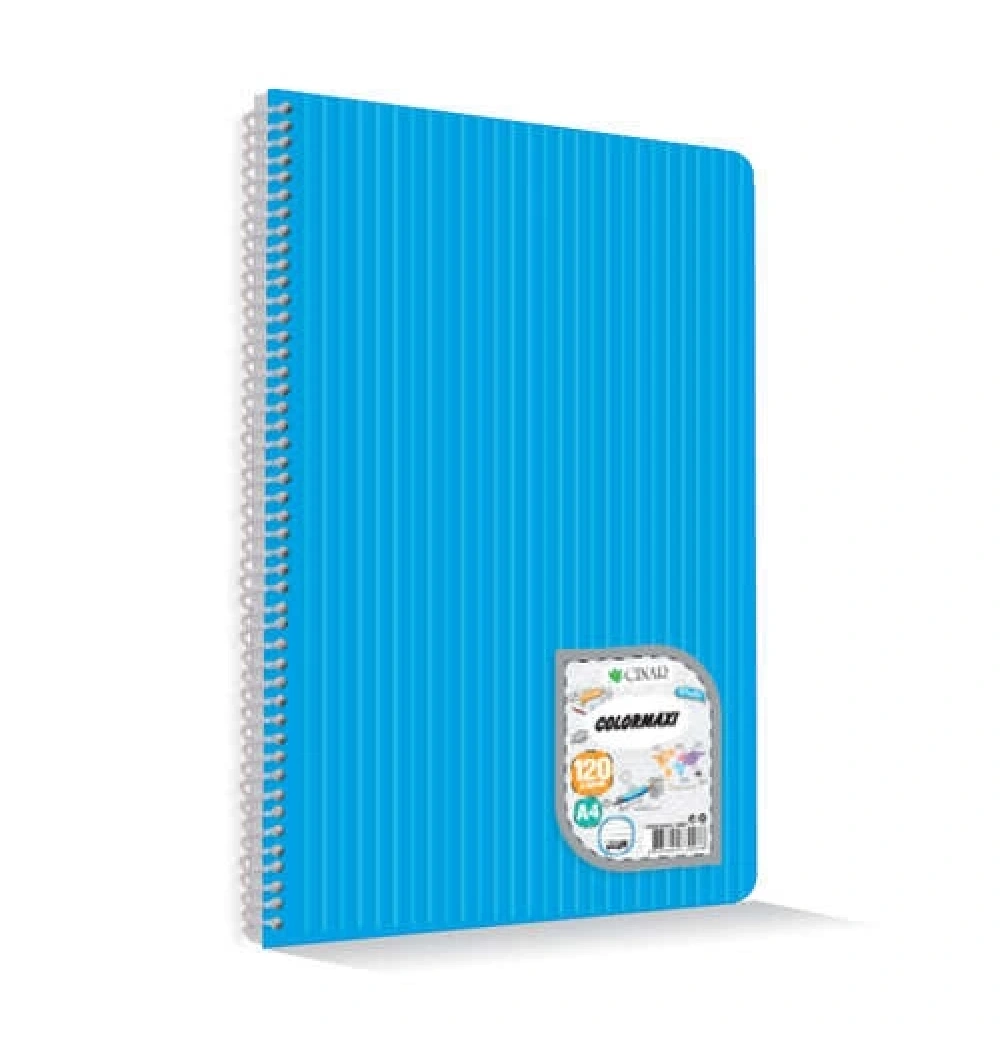 Çınar 73004 Colormaxı Sipiralli A4 Pp Kapak 96 Yp Çizgili Defter