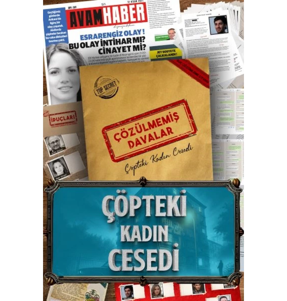 Çöpteki Kadın Cesedi Dava No:001 molfy kutu oyunları