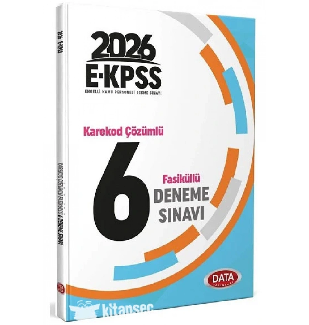 DATA 2026 E-KPSS KAREKOD ÇÖZÜMLÜ 6 FASİKÜL DENEME