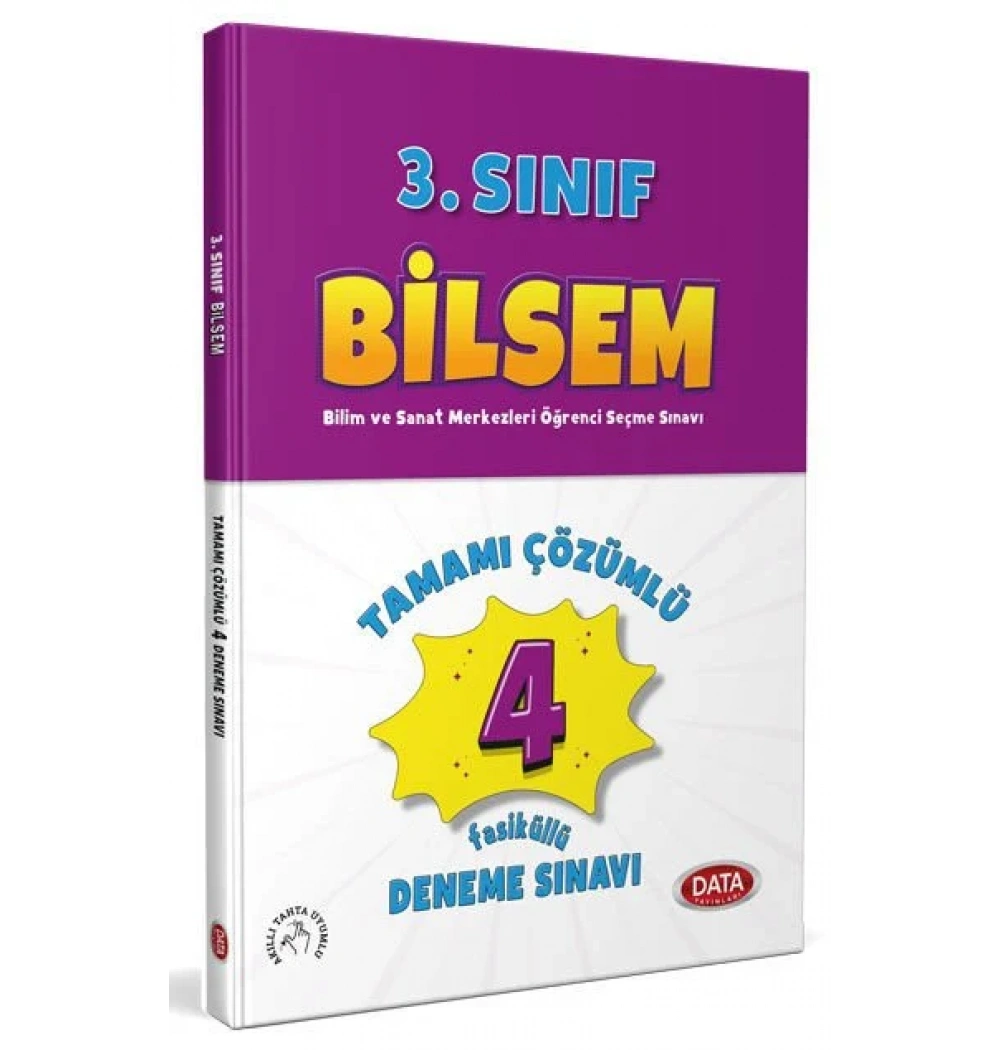 DATA 3.SINIF BİLSEM ÇÖZÜMLÜ 4 FASİKÜLLÜ DENEME