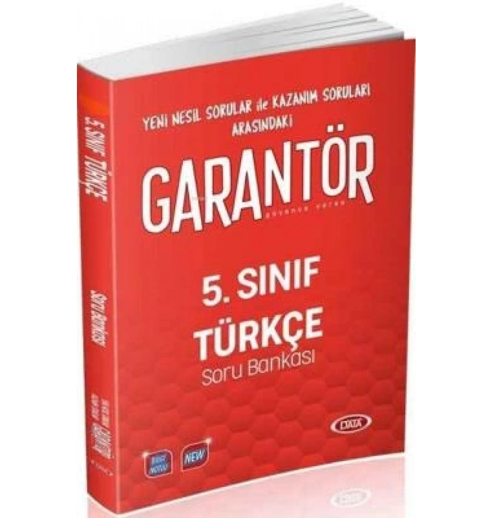 Data 5.Sınıf Türkçe Garantör Soru Bankası