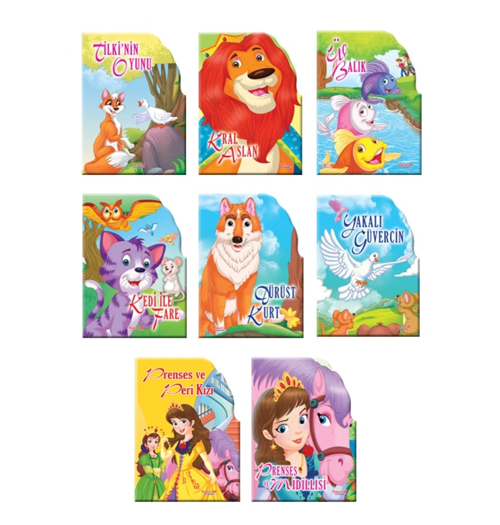 DEV ŞEKİLLİ MASALLAR 8 Lİ SET YUMURCAK