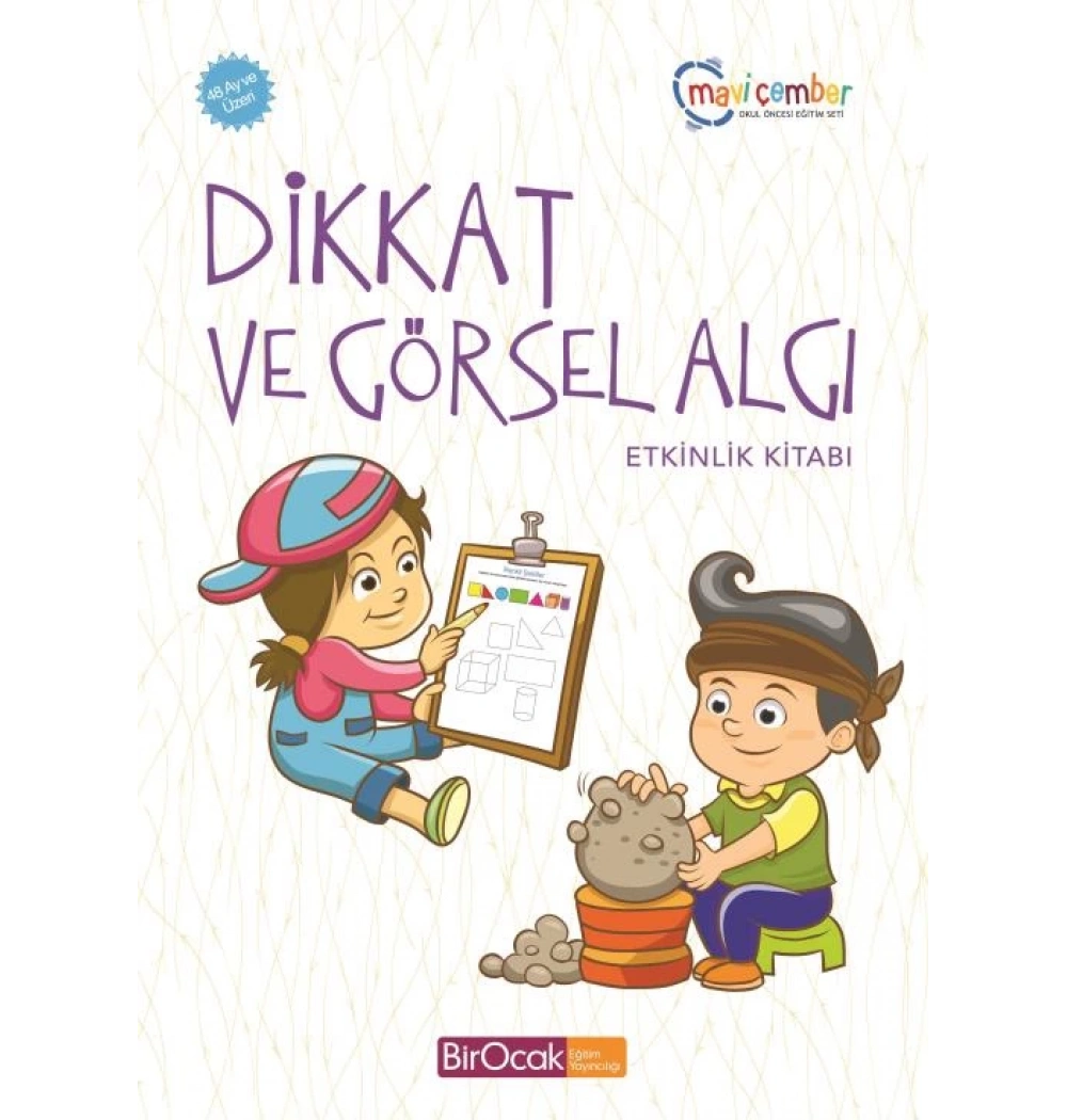 Dikkat Ve Görsel Algı Etkinlik Kitabı 48 Ay + Birocak