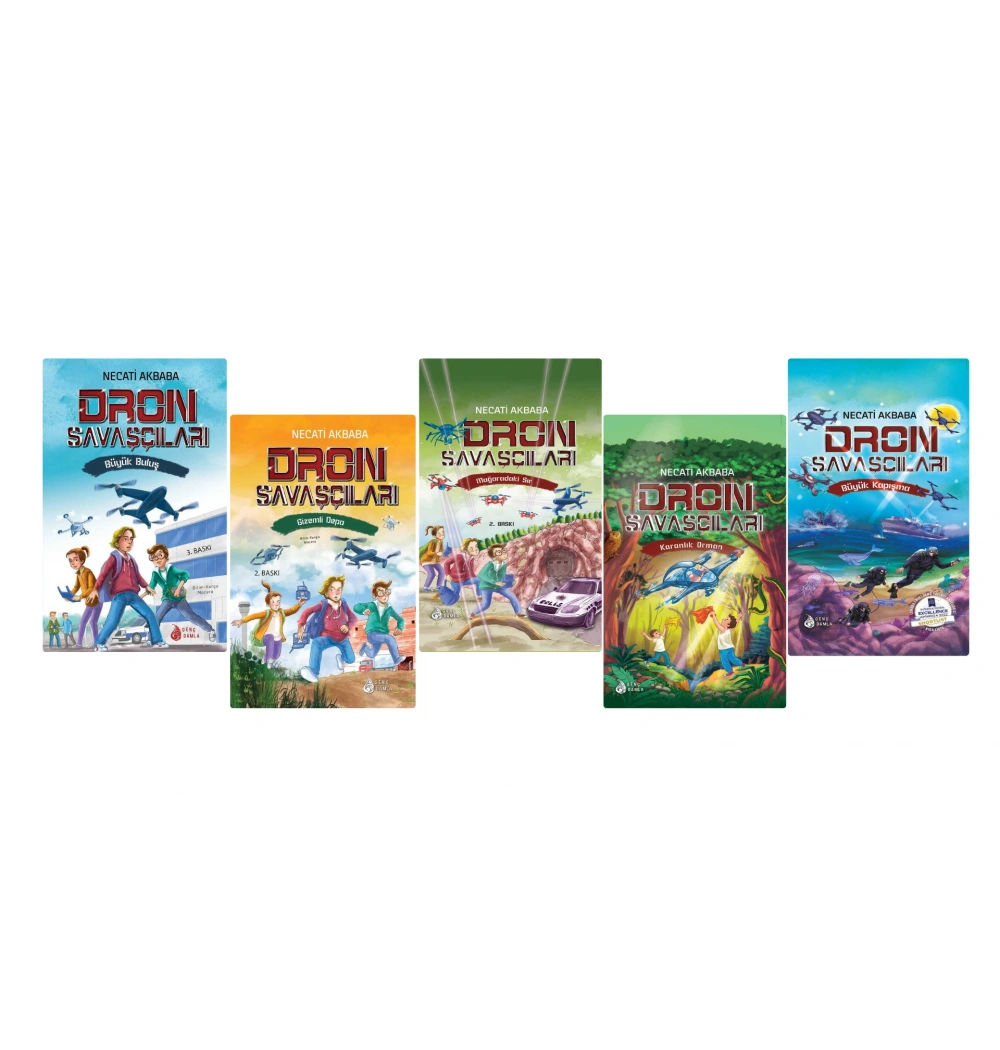 Dron Savaşçıları Seti Necati Akbaba 5 Kitap Ciltli Damla