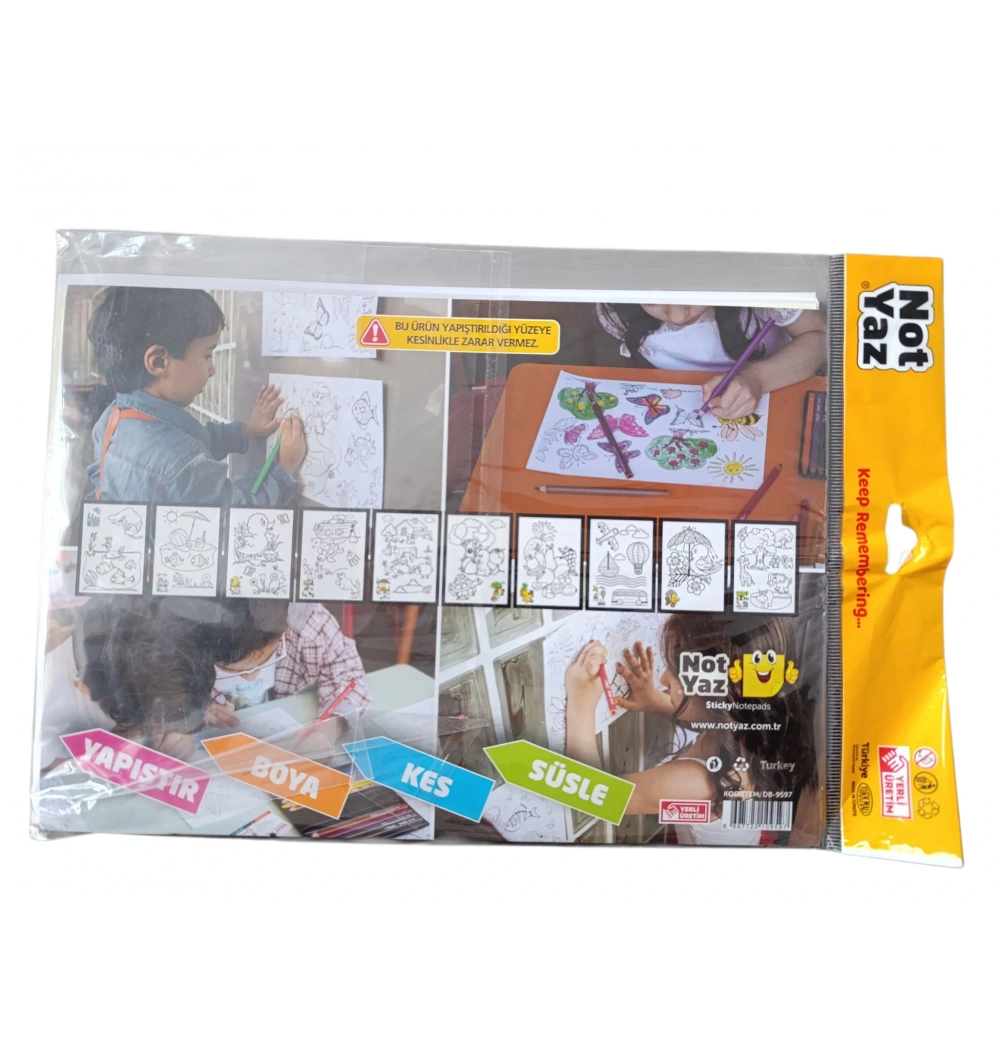 Duvarı Boyama Beni Boya A4 Boyama Seti Bd-9597 Notyaz