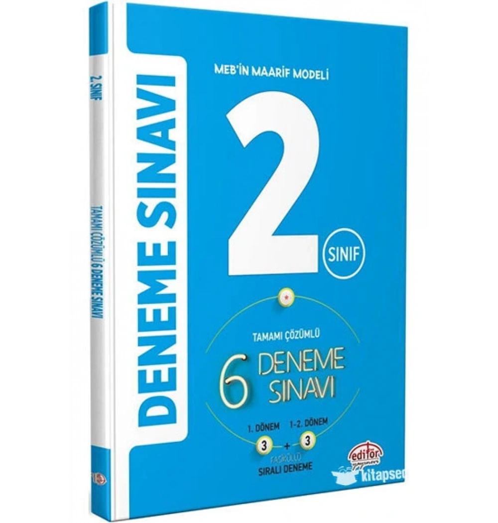 EDİTÖR 2.SINIF 6 ÇÖZÜMLÜ DENEME