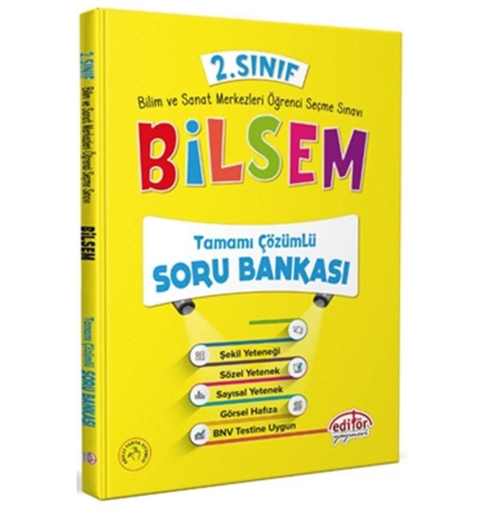Editör 2.Sınıf Bilsem Çözümlü Soru Bankası