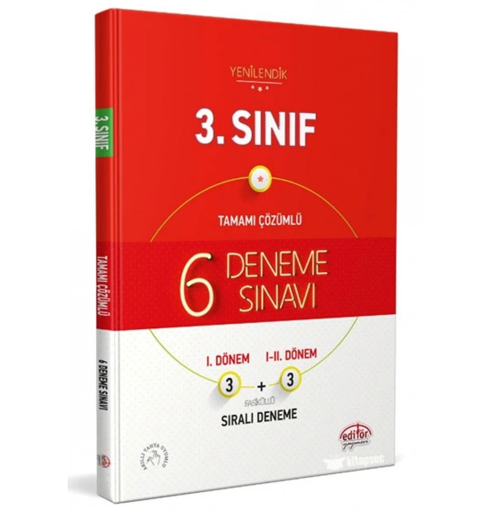 Editör 3.Sınıf 6 Deneme Sınavı